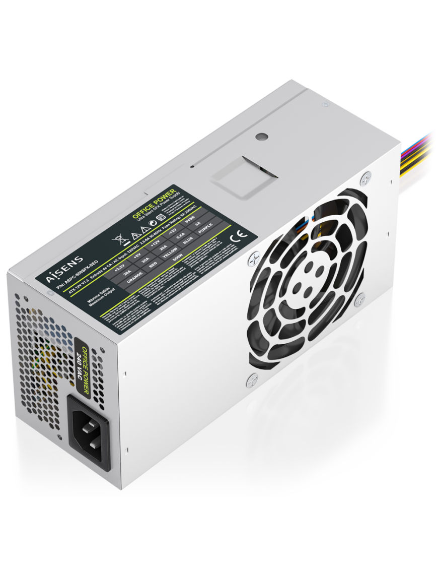 AISENS Fuente Alimentacion TFX 500W OEM, Plata