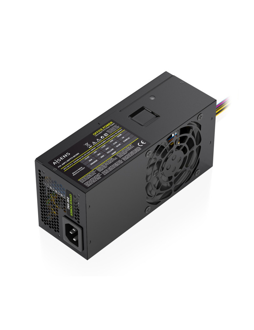 AISENS Fuente Alimentacion TFX 500W OEM, Negra