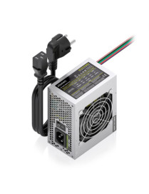 AISENS Fuente Alimentacion SFX 500W con Cable de Alimentacion OEM, Plata