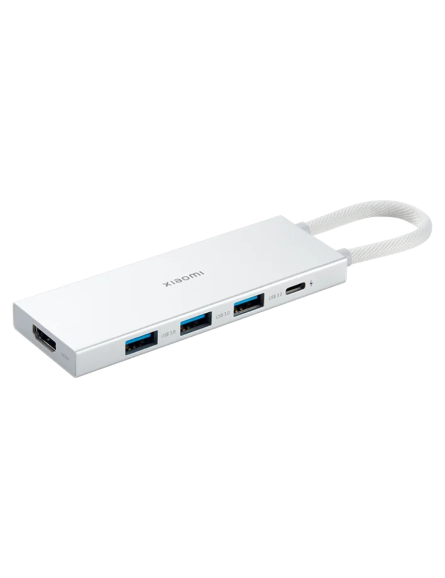 Xiaomi XMDS05YM base para portátil y replicador de puertos Alámbrico USB 3.2 Gen 1 (3.1 Gen 1) Type-A + Type-C Blanco