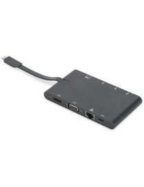 Digitus Estación de conexión universal de viaje, USB Type C™