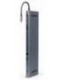 Gembird A-CM-COMBO9-01 base para portátil y replicador de puertos USB 3.2 Gen 1 (3.1 Gen 1) Type-C Gris
