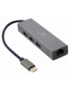 Gembird A-CMU3-LAN-01 base para portátil y replicador de puertos USB 3.2 Gen 1 (3.1 Gen 1) Type-C Gris