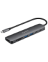 Ewent EW1152 base para portátil y replicador de puertos Alámbrico USB 3.2 Gen 1 (3.1 Gen 1) Type-C Gris