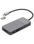 Ewent EW1156 base para portátil y replicador de puertos Alámbrico USB 3.2 Gen 1 (3.1 Gen 1) Type-C Aluminio