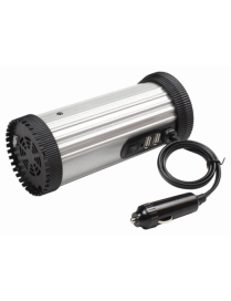 Gembird EG-PWC150-01 adaptador e inversor de corriente Auto 150 W Negro, Gris