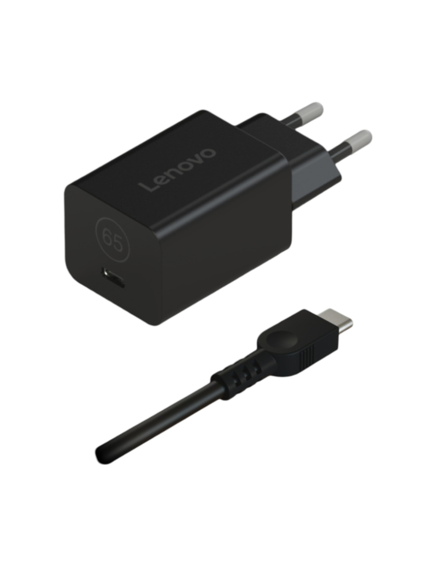 Lenovo 40AWGN65EU adaptador e inversor de corriente Interior Negro