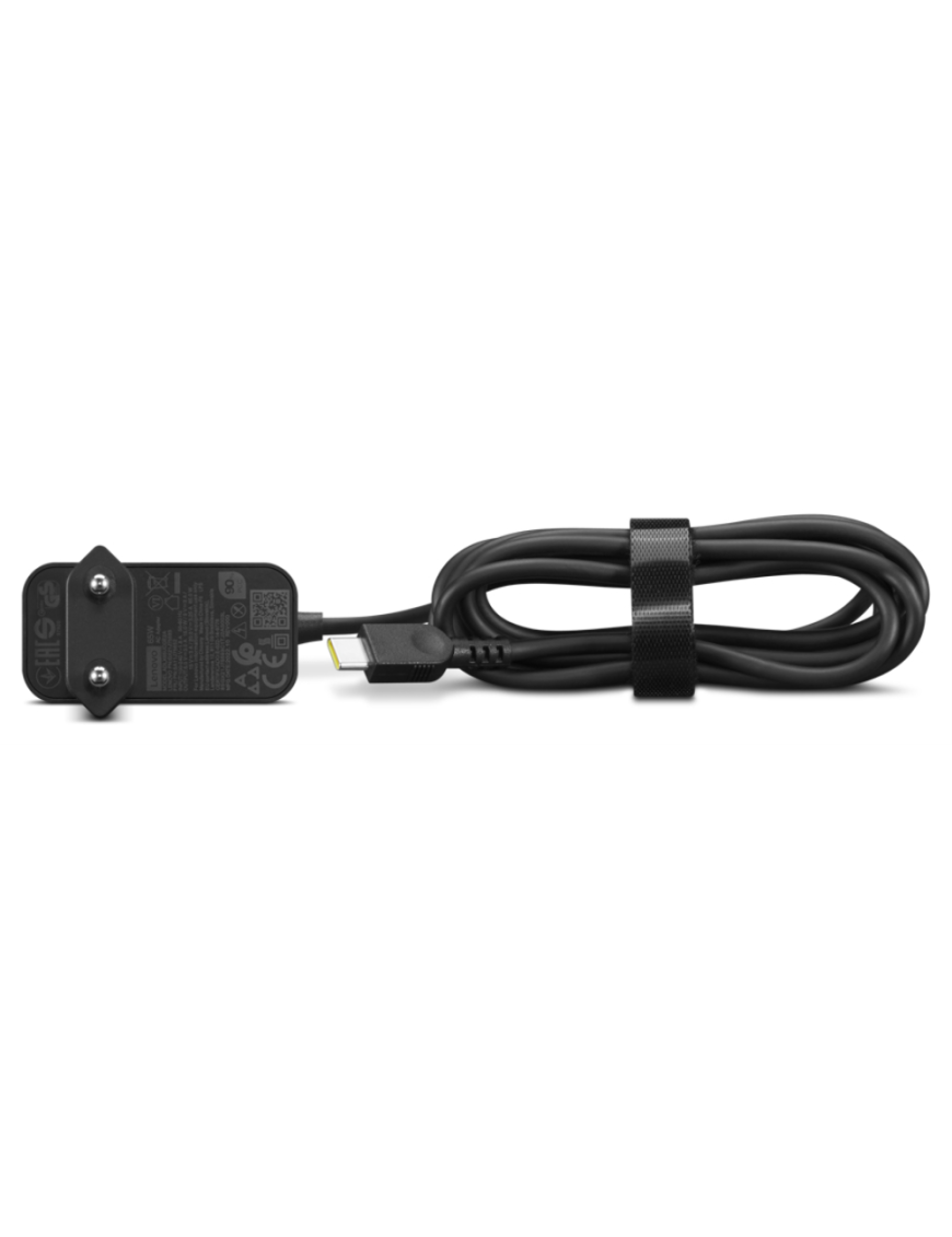 Lenovo 4X21L54610 adaptador e inversor de corriente Interior 65 W Negro
