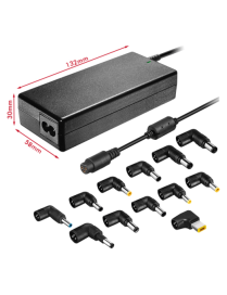 Leotec LENCSHOME06 adaptador e inversor de corriente Interior Negro