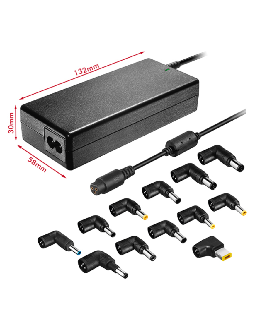 Leotec LENCSHOME06 adaptador e inversor de corriente Interior Negro