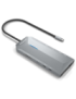 AISENS USB-C Dock 12 En 1, USB-C A 2xHDMI, 1xRJ45, 3xUSB-A, 2xUSB-C, 1xUSB-C PD, 1xAudio, 1xSD, 1xMicro SD, Gris, 30cm