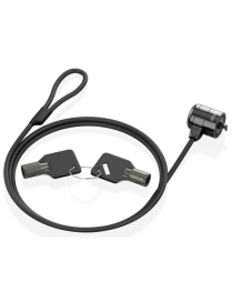 AISENS ASLK-D40K04-BK cable antirrobo Negro 1,5 m
