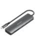AISENS ASUC-6P024-GR base para portátil y replicador de puertos Alámbrico USB 3.2 Gen 1 (3.1 Gen 1) Type-C