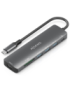 AISENS ASUC-7P025-GR base para portátil y replicador de puertos Alámbrico USB 3.2 Gen 1 (3.1 Gen 1) Type-C