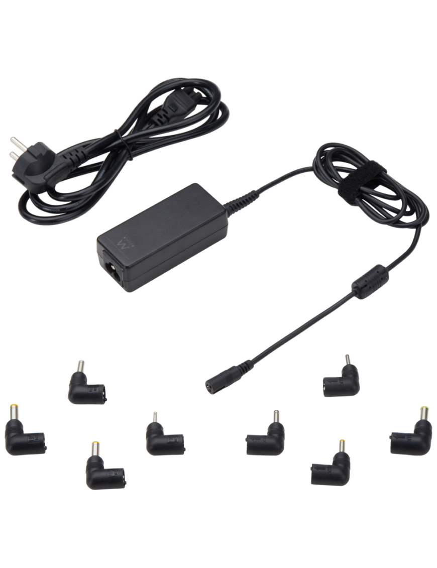 Ewent EW3963 adaptador e inversor de corriente Interior 45 W Negro