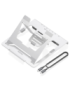 AISENS Soporte de Sobremesa Ajustable para Portatil / Tablet con USB-C Docking 7 en 1, Gris