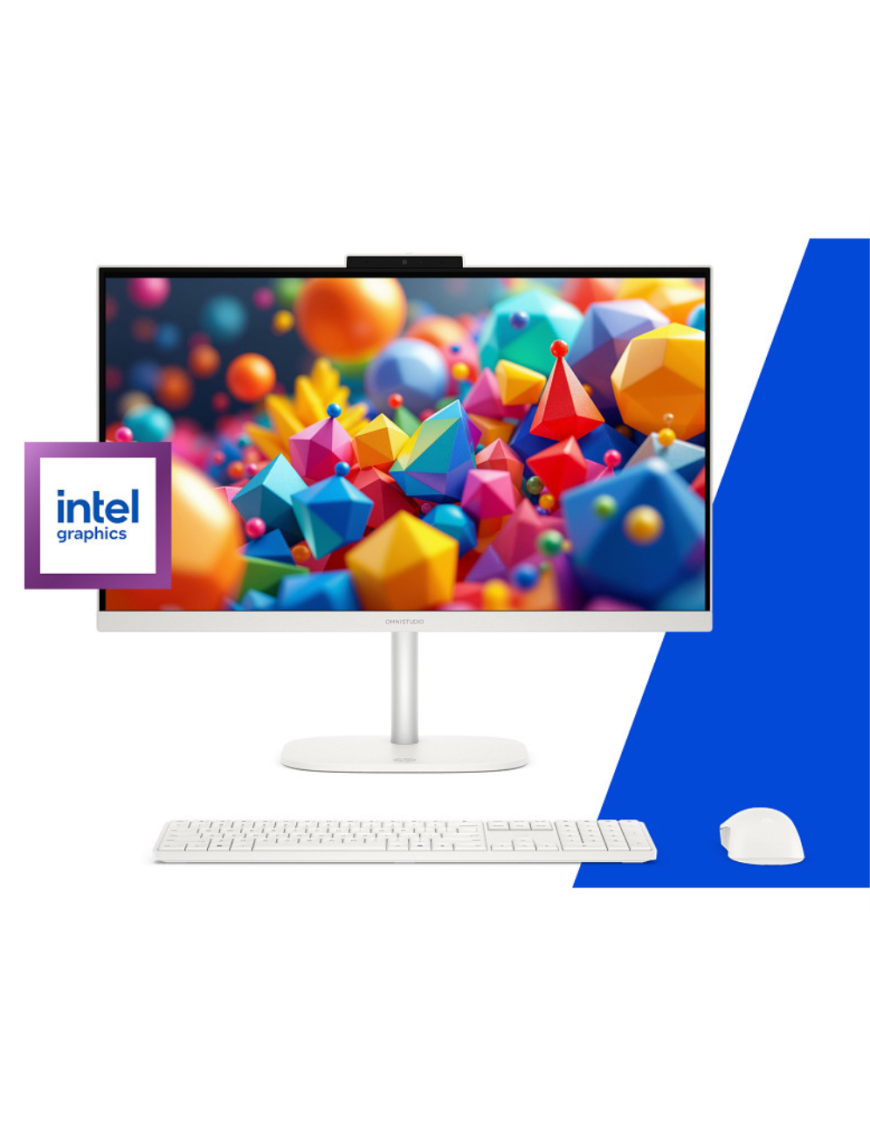 HP OmniStudio All-in-One Desktop 24-cu0044ns PC Intel Core 5 120U 60,5 cm (23.8") 1920 x 1080 Pixeles 16 GB DDR5-SDRAM 512 GB
