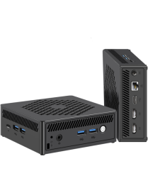 Leotec LEMPC12 PC/estación de trabajo barebone Cubo Negro