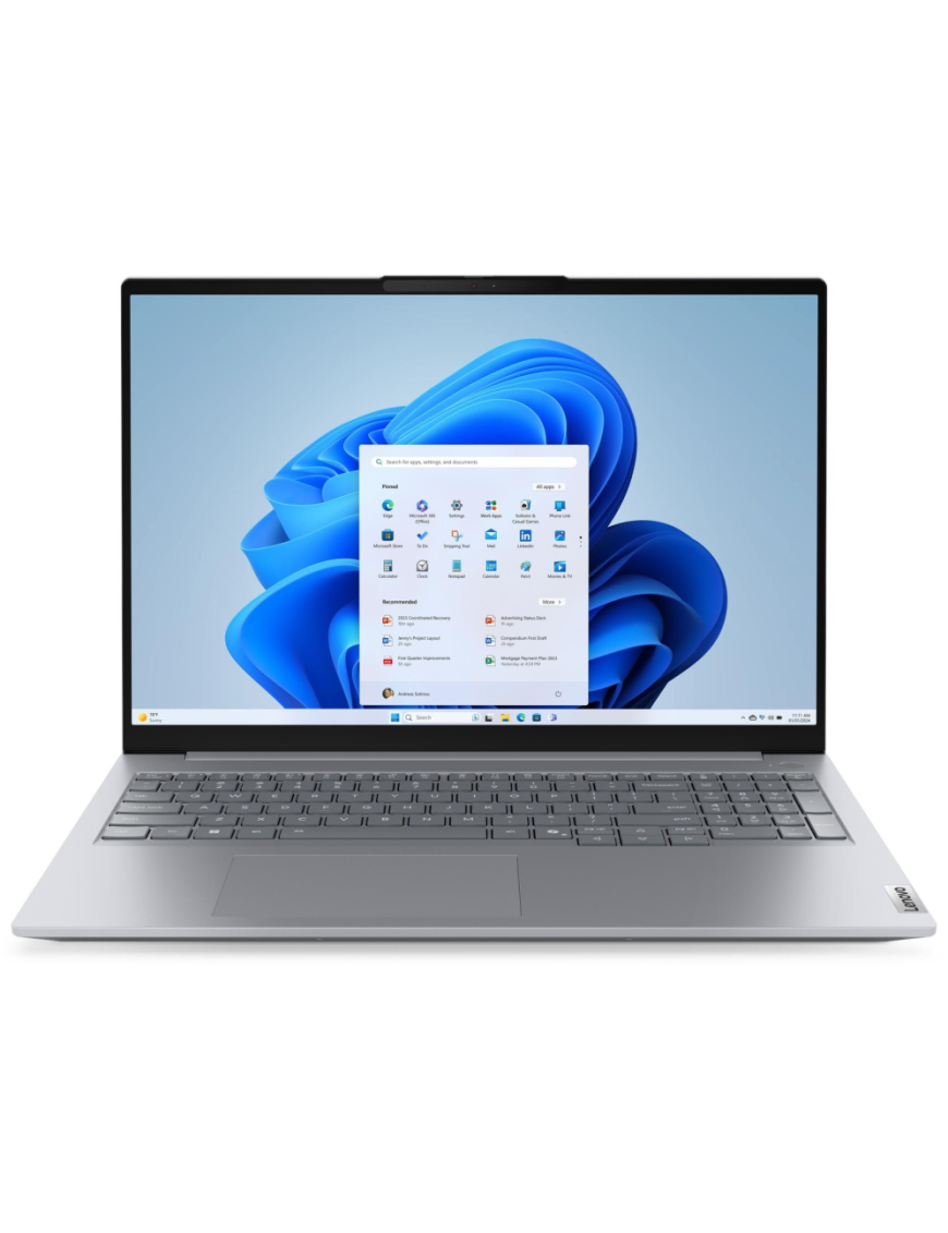 Lenovo ThinkBook 16 G9 IRL Intel Core 7 240H Portátil 40,6 cm (16") WUXGA 16 GB DDR5-SDRAM 512 GB SSD Wi-Fi 7 (802.11be) Windows