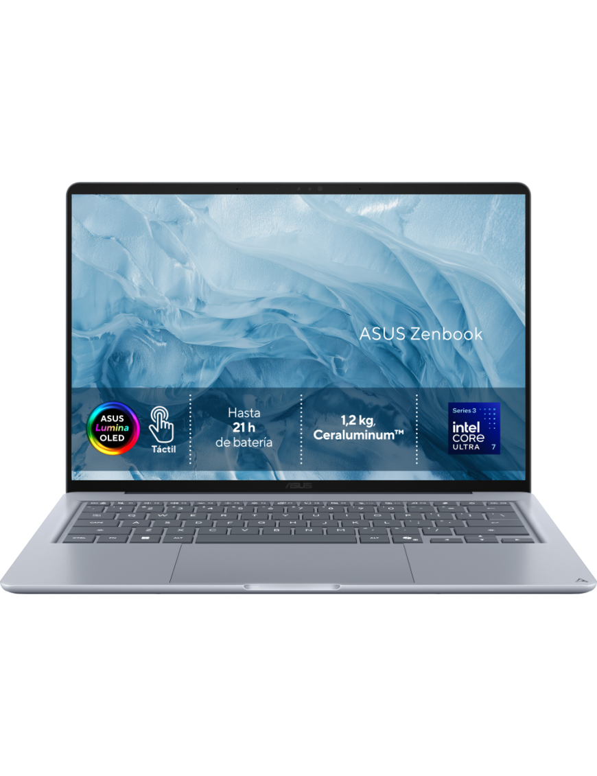 ASUS Zenbook 14 OLED UX3480AA-SU535W - Ordenador Portátil " WQXGA+ 120Hz (Intel Core Ultra 7 355, 24GB RAM, 512GB SSD, Graphics