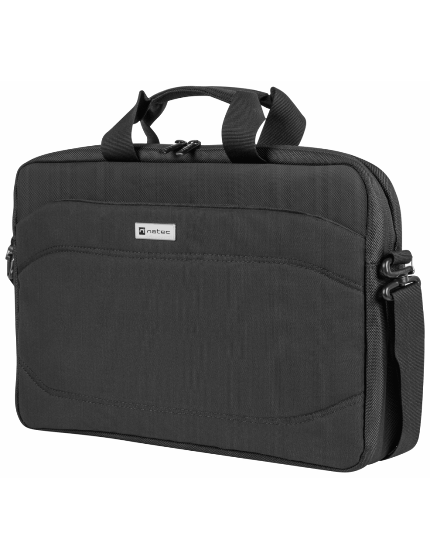 NATEC Nanger 35,8 cm (14.1") Maletín Negro