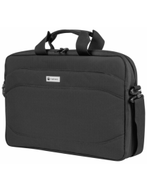 NATEC Nanger 39,6 cm (15.6") Maletín Negro