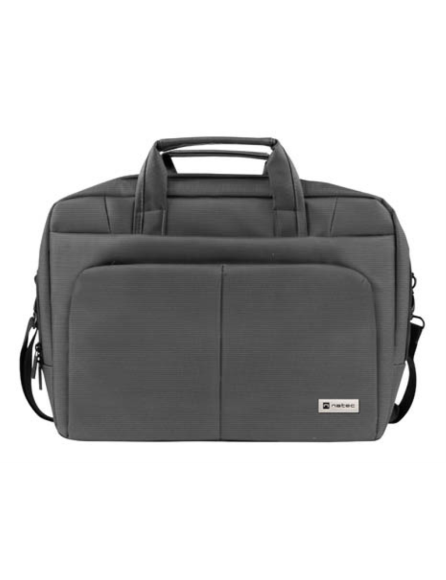 NATEC Gazelle 39,6 cm (15.6") Maletín Gris