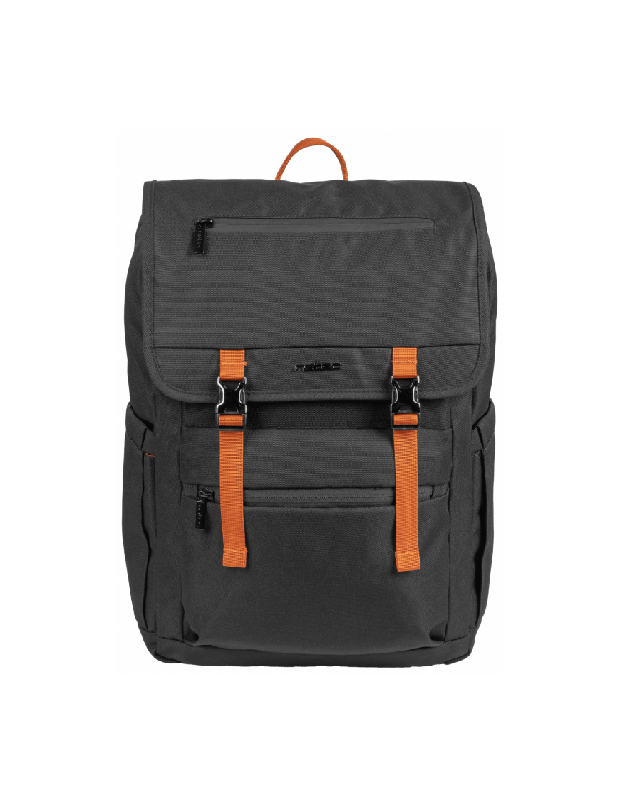 NATEC Niala Ginger Orange 39,6 cm (15.6") Mochila Negro