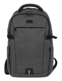 NATEC NTO-2226 mochila City backpack Negro, Gris Poliéster
