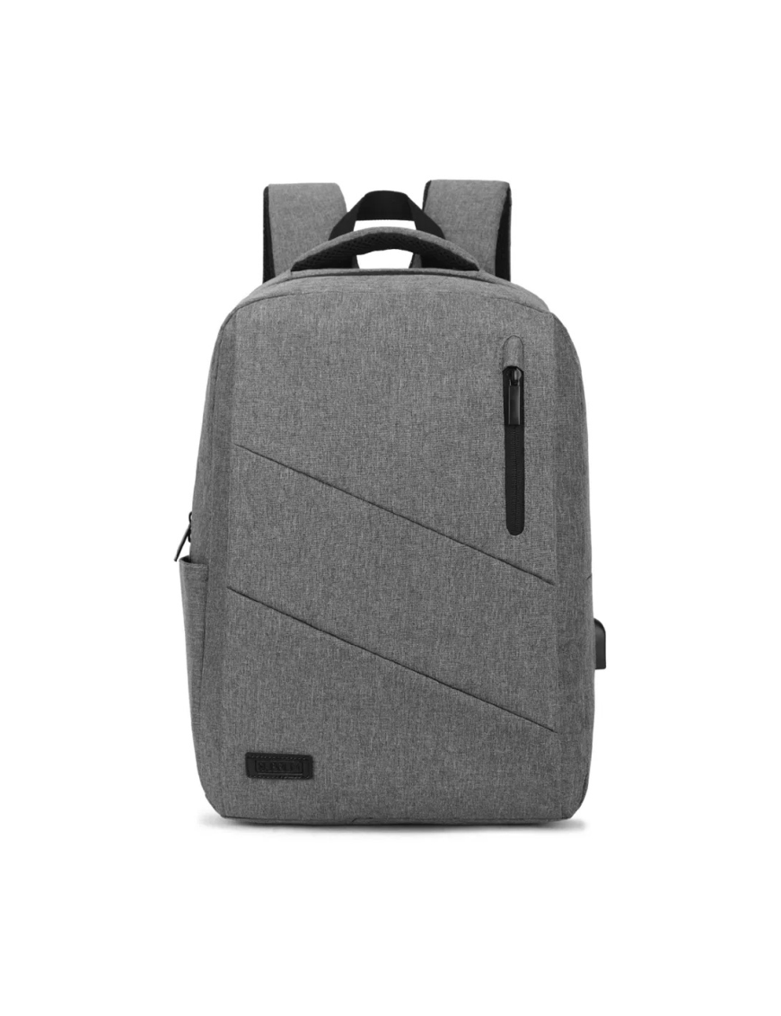SUBBLIM City Backpack Mochila para portátil 15.6", Poliéster Oxford, Gris