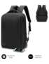 SUBBLIM City Backpack Mochila para portátil 15.6", Poliéster Oxford, Negra