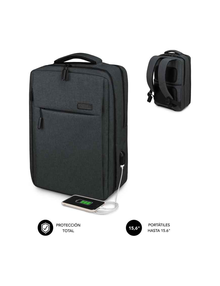 SUBBLIM MOCHILA TRAVELLER AIR PADDING 15.6'' GREY