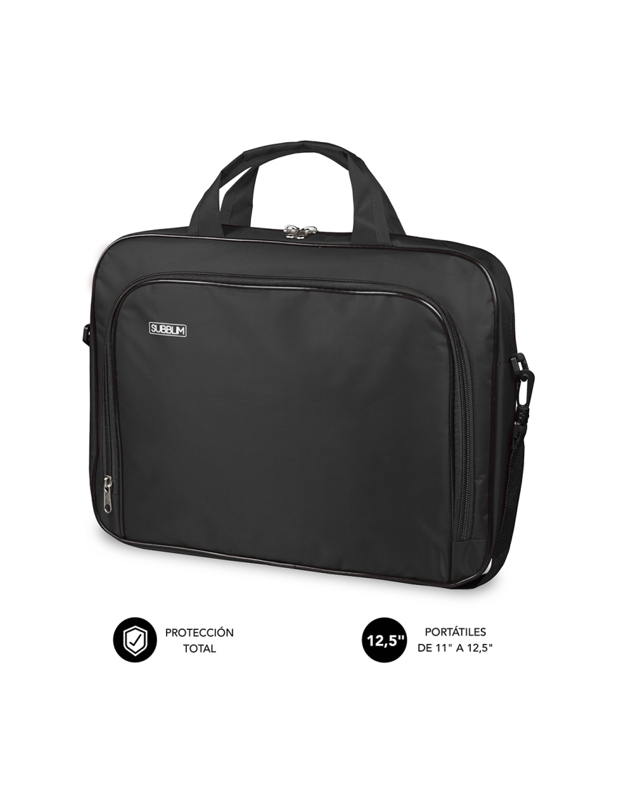 SUBBLIM Maletín Ordenador Oxford Laptop Bag 11-12,5" Black