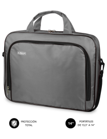 SUBBLIM Maletín Ordenador Oxford Laptop Bag 13,3"-14" Grey