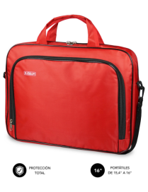 SUBBLIM Maletín Ordenador Oxford Laptop Bag 15,4-16" Red