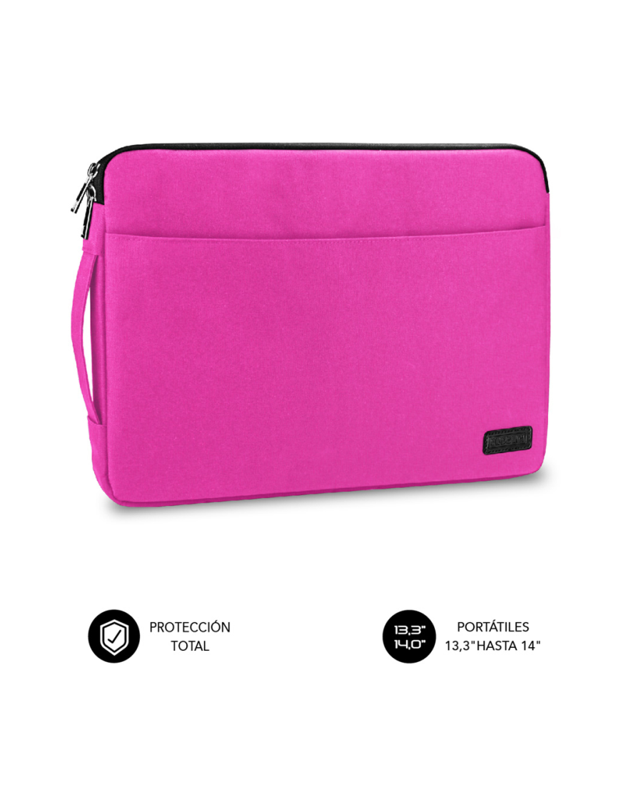 SUBBLIM Funda Ordenador Urban Laptop Sleeve 13,3-14" Pink