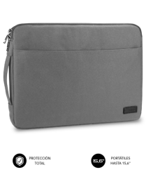 SUBBLIM Funda Ordenador Urban Laptop Sleeve 15,6" Grey