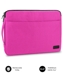 SUBBLIM Funda Ordenador Urban Laptop Sleeve 15,6" Pink