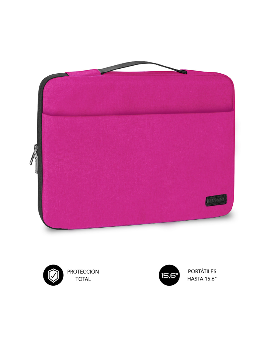 SUBBLIM Funda Ordenador Elegant Laptop Sleeve 15,6" Pink