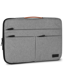 SUBBLIM Funda Air Padding 360 Sleeve 15,6" Light Grey