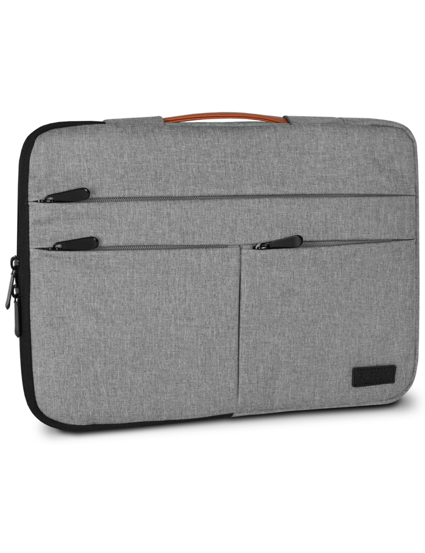 SUBBLIM Funda Air Padding 360 Sleeve 15,6" Light Grey