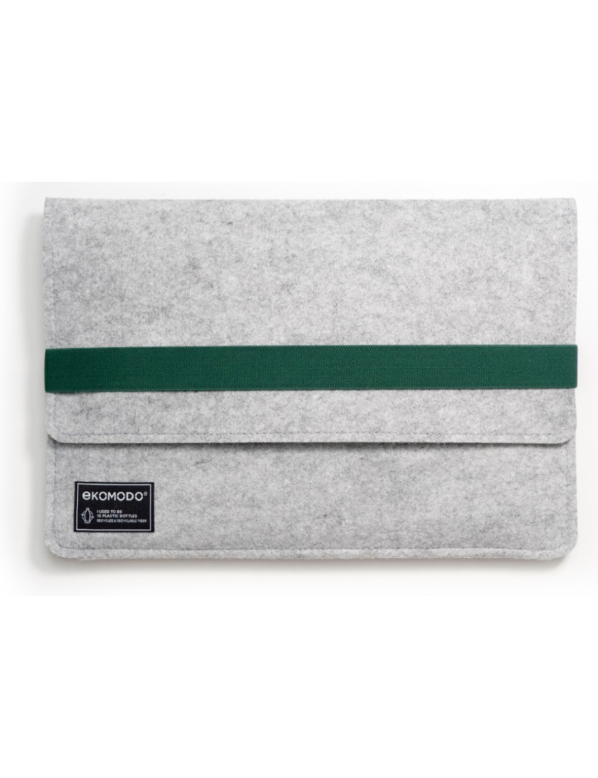 EKOMODO HR-004 maletines para portátil 33 cm (13") Funda Verde, Gris