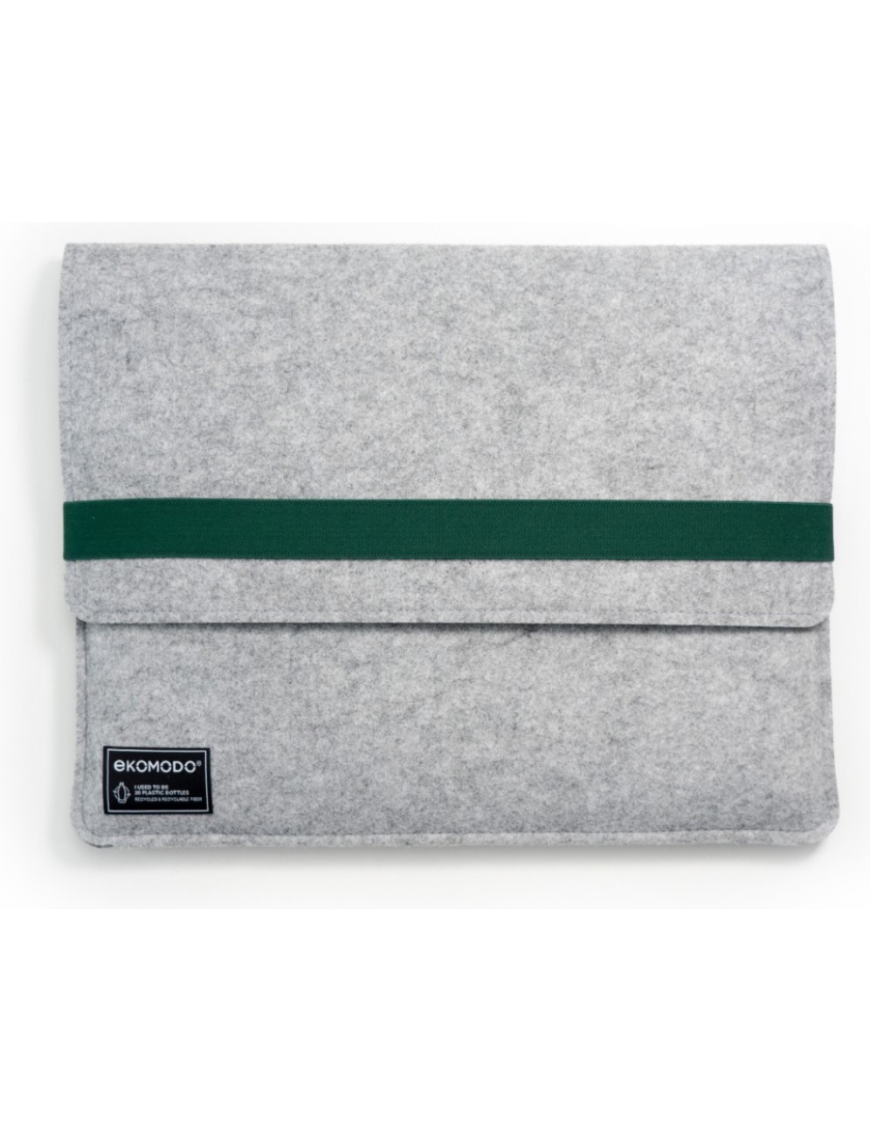 EKOMODO HR-014 maletines para portátil 38,1 cm (15") Funda Verde, Gris