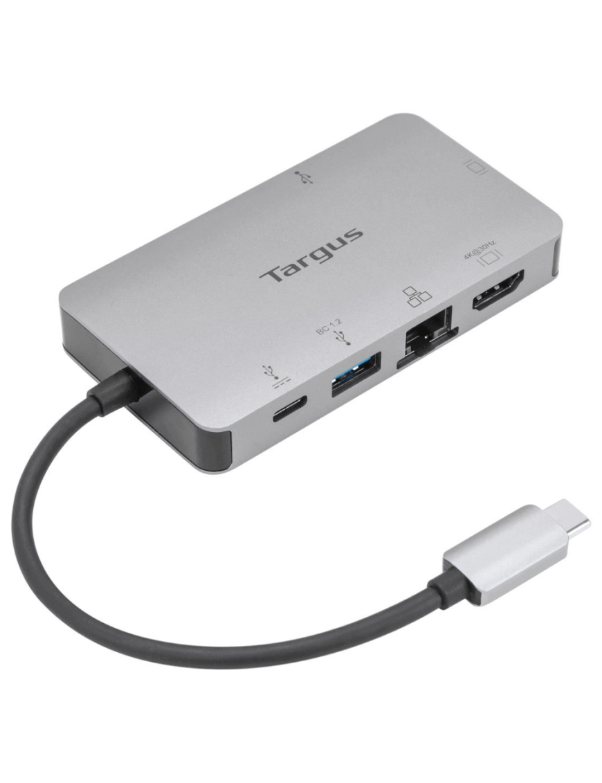 Targus DOCK419 Alámbrico USB 3.2 Gen 1 (3.1 Gen 1) Type-C Gris