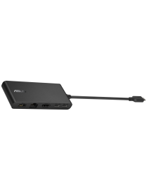 ASUS Dual 4K USB-C Dock DC201 Alámbrico USB 3.2 Gen 2 (3.1 Gen 2) Type-C Negro
