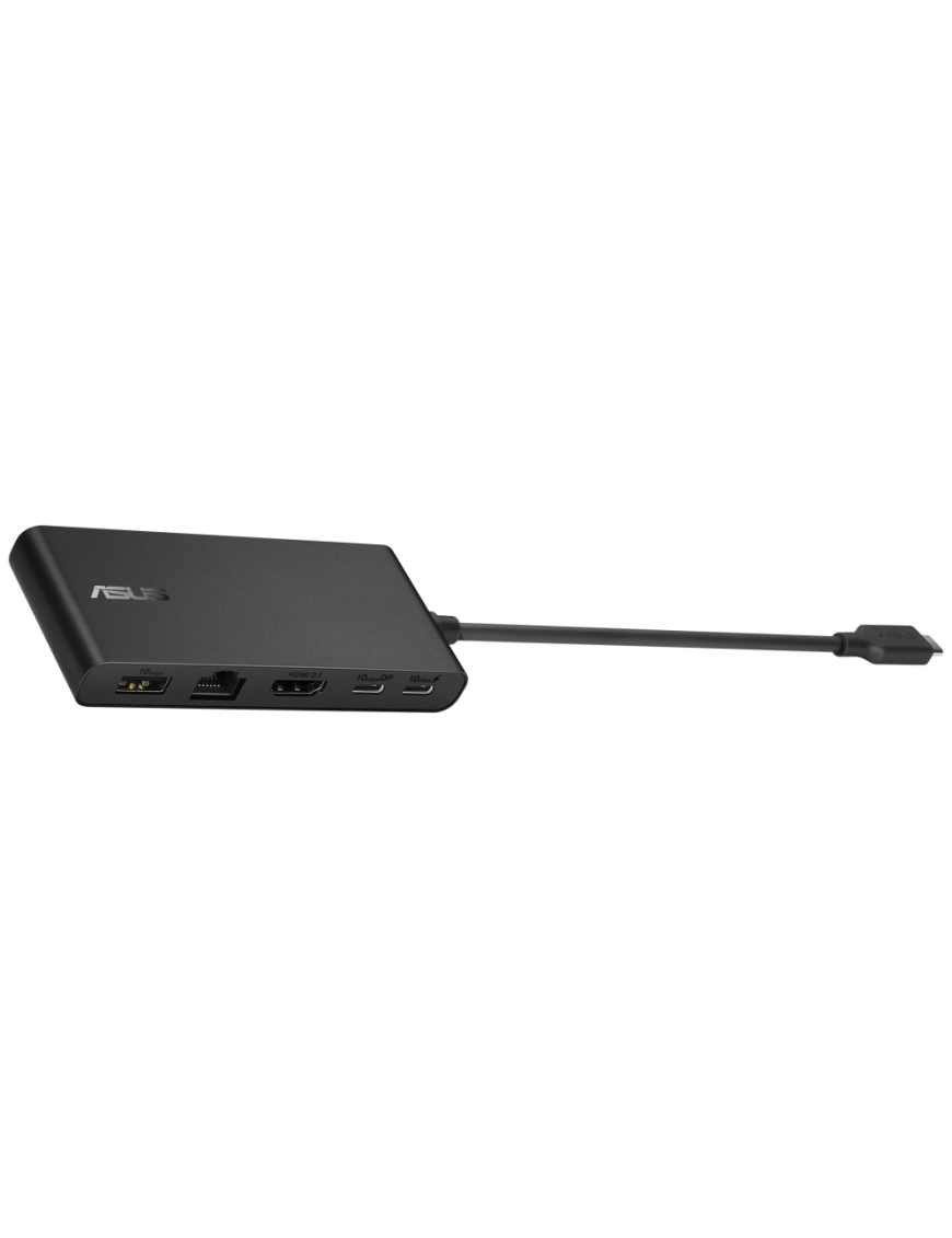 ASUS Dual 4K USB-C Dock DC201 Alámbrico USB 3.2 Gen 2 (3.1 Gen 2) Type-C Negro
