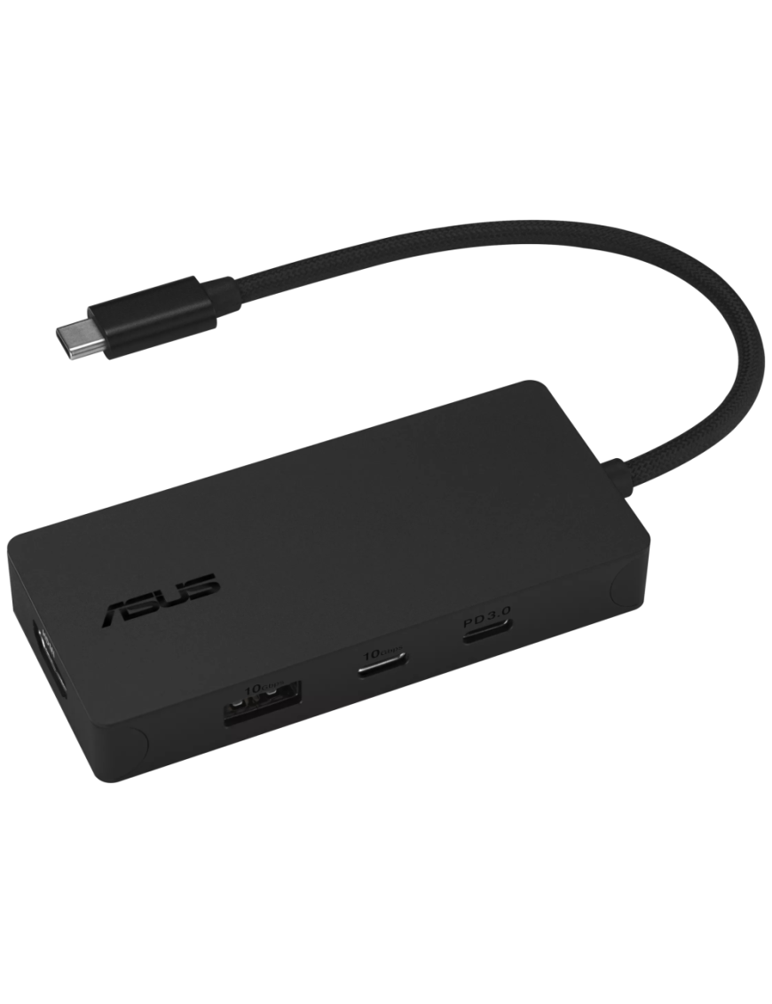 ASUS 4 in 1 USB-C Dock DC110 Alámbrico USB 3.2 Gen 2 (3.1 Gen 2) Type-C Negro