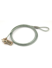 Gembird LK-CL-01 cable antirrobo Plata