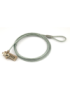 Gembird LK-CL-01 cable antirrobo Plata