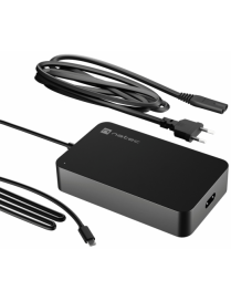 NATEC Grayling adaptador e inversor de corriente Interior 90 W Negro
